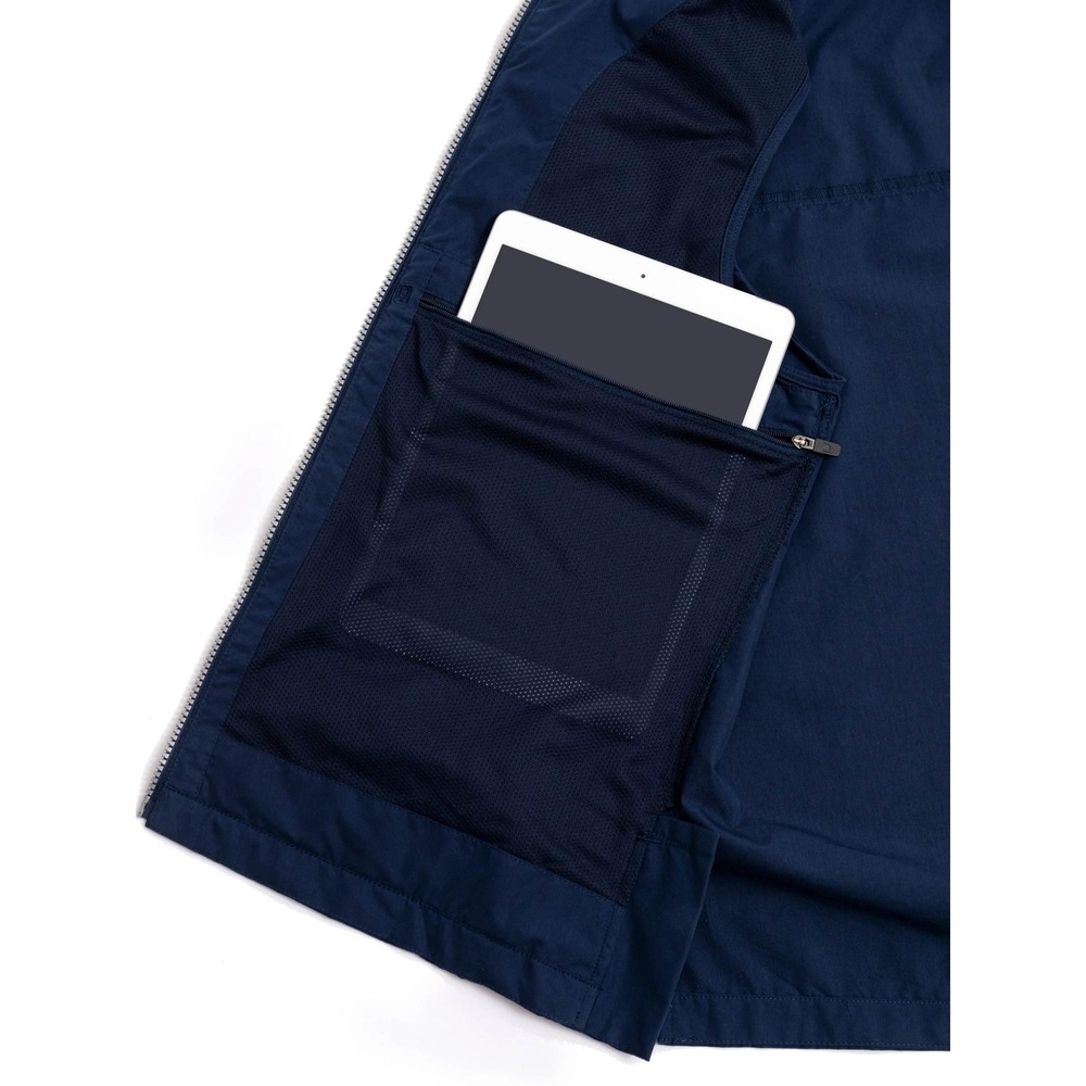 SCOTTeVEST The 101 Travel Vest Mens Sz L Navy Blue Multi Hidden Pockets Tech NWT - Picture 5 of 12